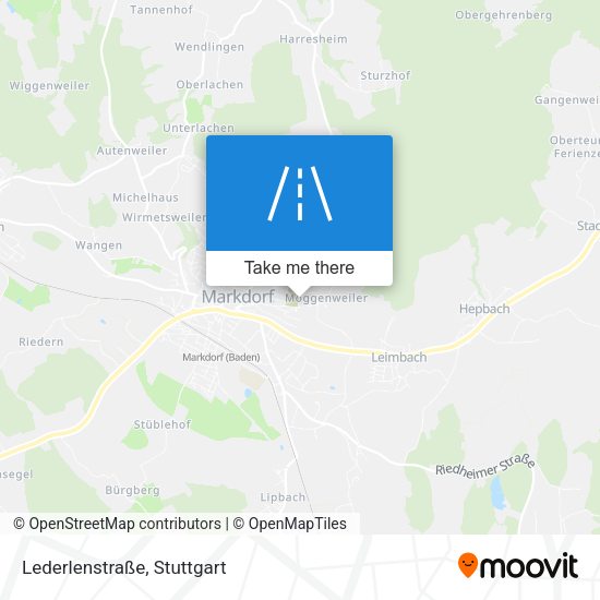 Lederlenstraße map