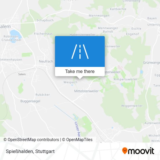 Spießhalden map