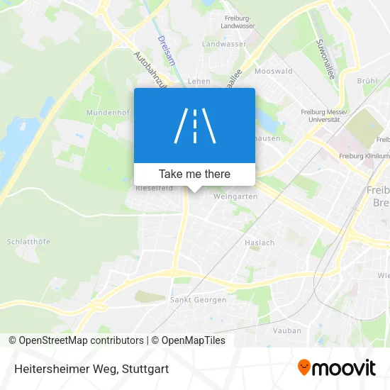 Карта Heitersheimer Weg