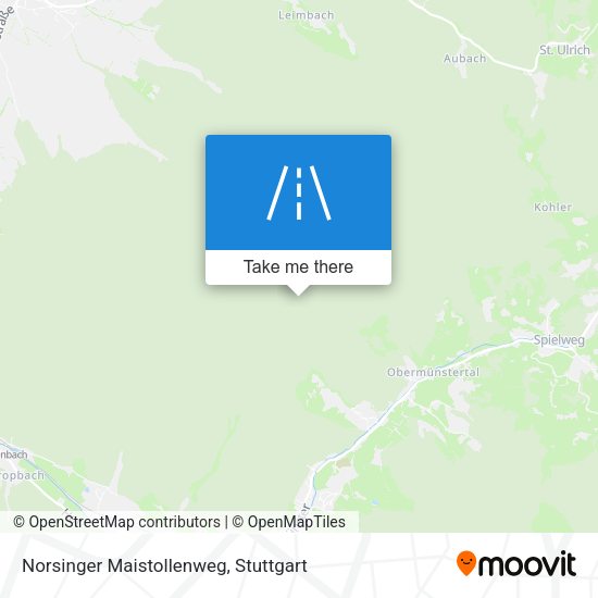 Norsinger Maistollenweg map