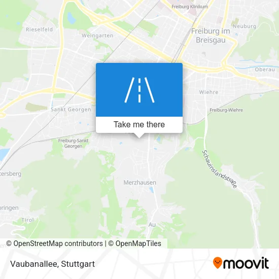 Карта Vaubanallee