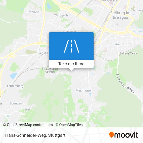 Hans-Schneider-Weg map