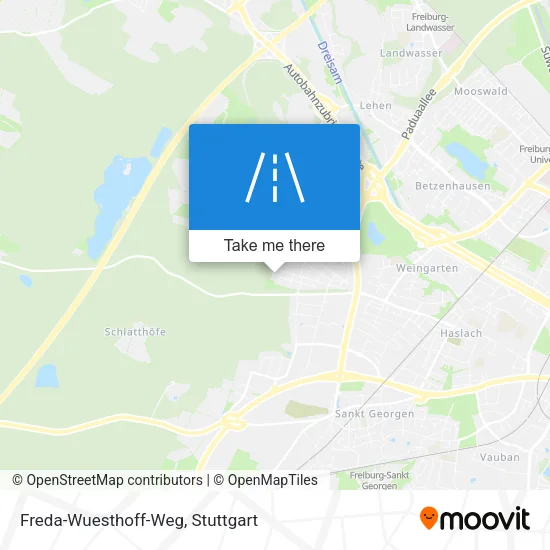 Карта Freda-Wuesthoff-Weg