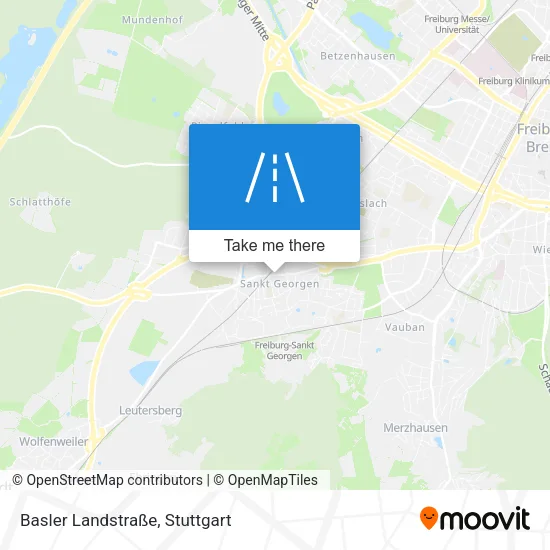 Карта Basler Landstraße