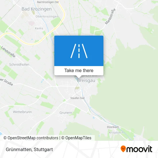 Карта Grünmatten