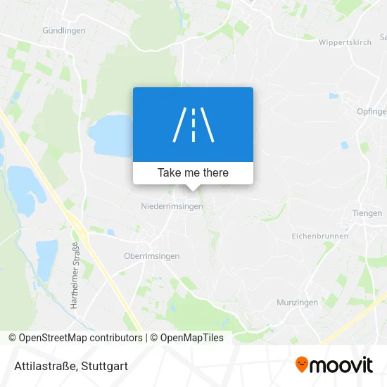 Карта Attilastraße