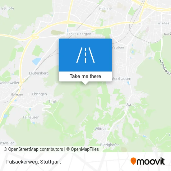 Карта Fußackerweg