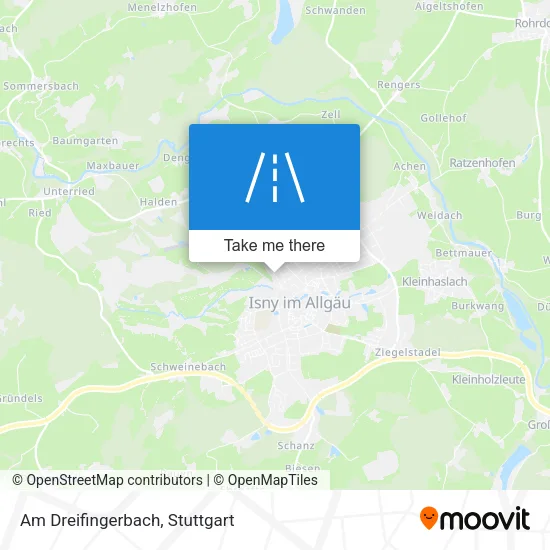 Карта Am Dreifingerbach