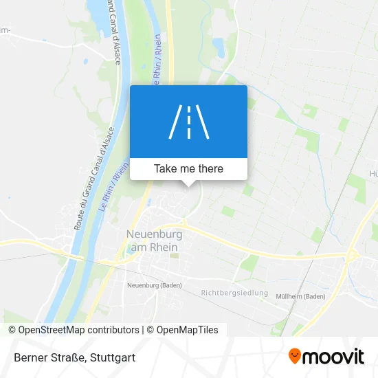 Карта Berner Straße