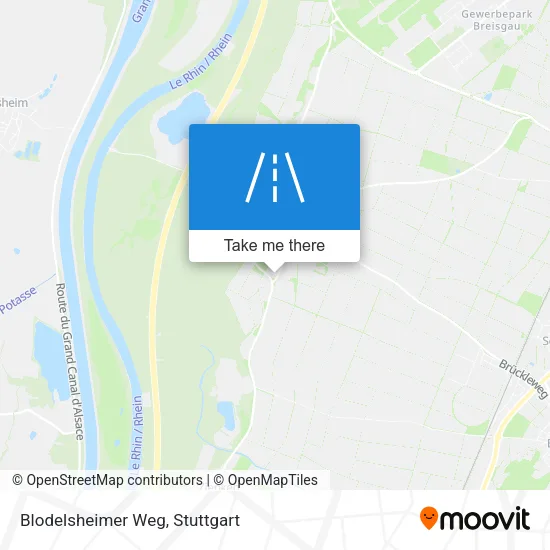 Карта Blodelsheimer Weg