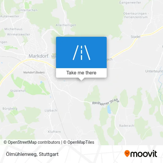 Карта Ölmühlenweg