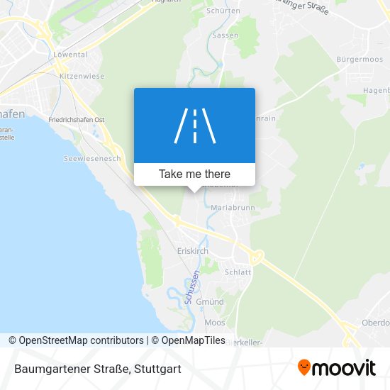 Baumgartener Straße map