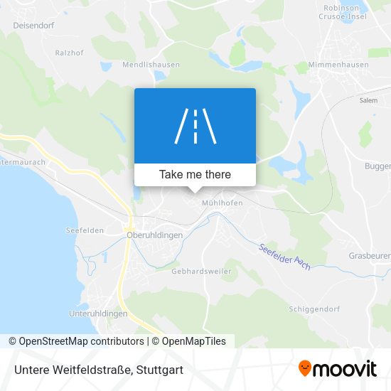 Untere Weitfeldstraße map