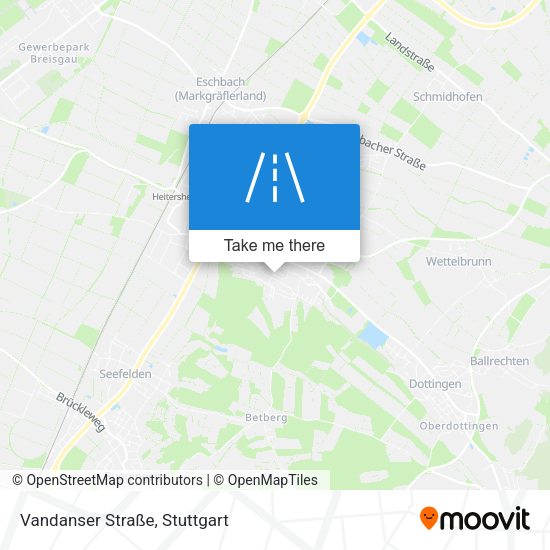 Vandanser Straße map