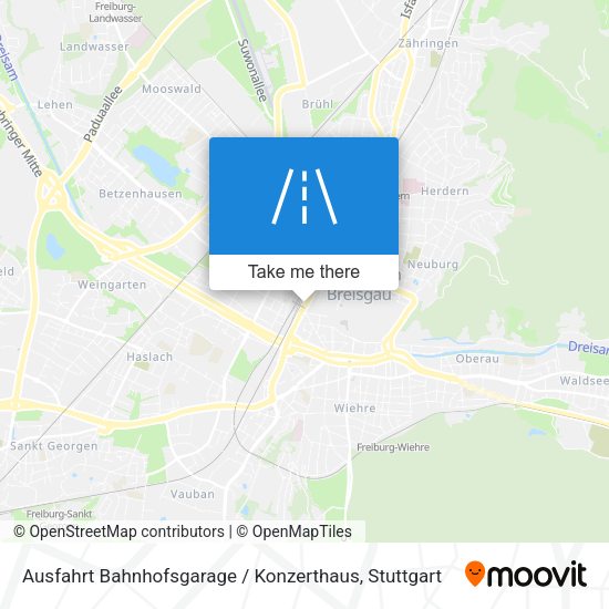 Ausfahrt Bahnhofsgarage / Konzerthaus map