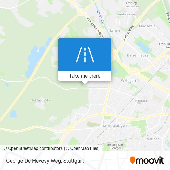 George-De-Hevesy-Weg map