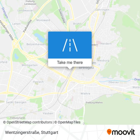Карта Wentzingerstraße