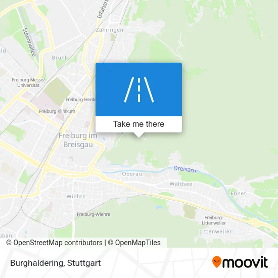 Карта Burghaldering