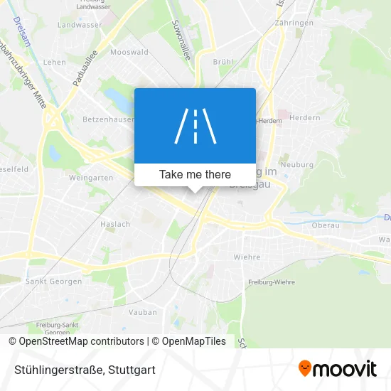Карта Stühlingerstraße