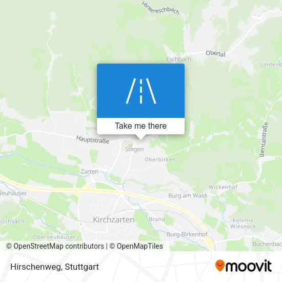 Карта Hirschenweg