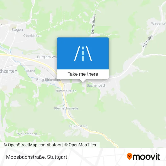 Карта Moosbachstraße