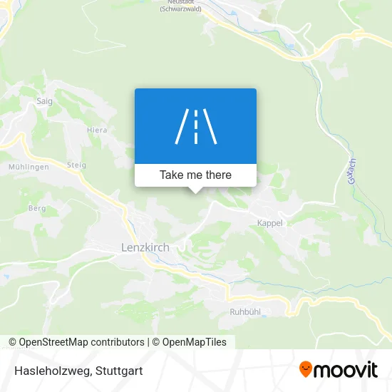 Карта Hasleholzweg
