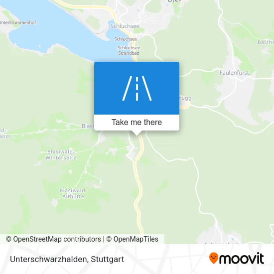 Карта Unterschwarzhalden