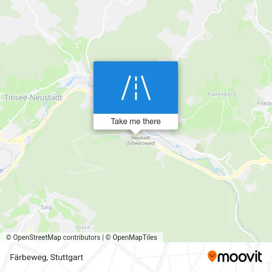 Färbeweg map