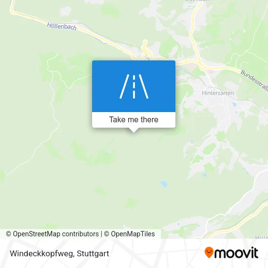 Карта Windeckkopfweg