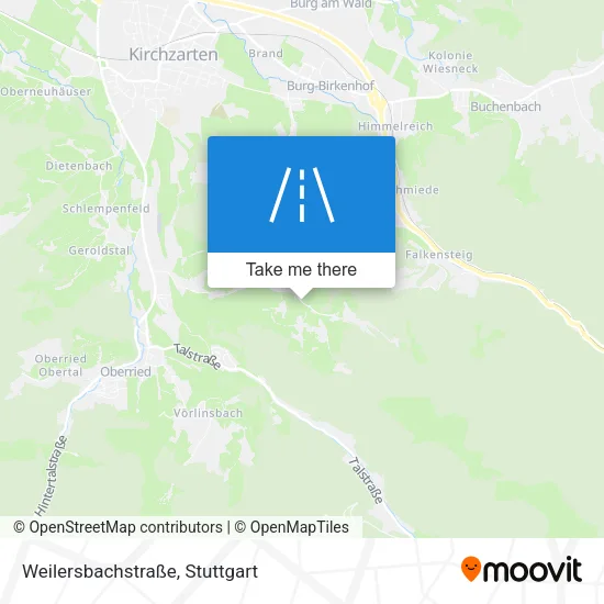 Карта Weilersbachstraße