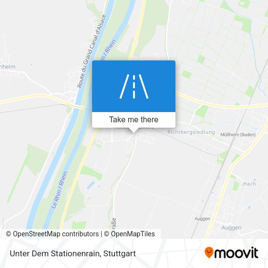 Unter Dem Stationenrain map