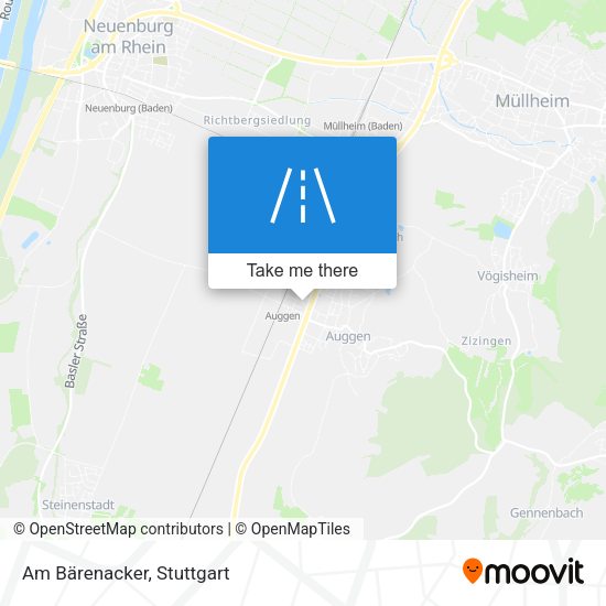 Am Bärenacker map