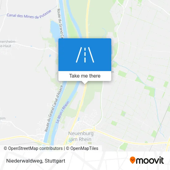 Карта Niederwaldweg