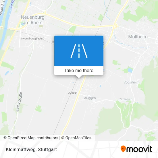 Карта Kleinmattweg