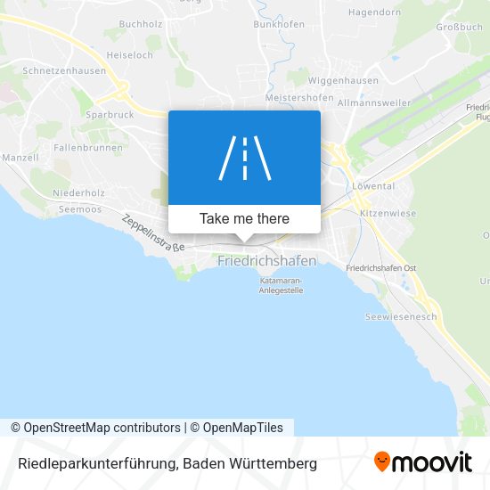 Riedleparkunterführung map
