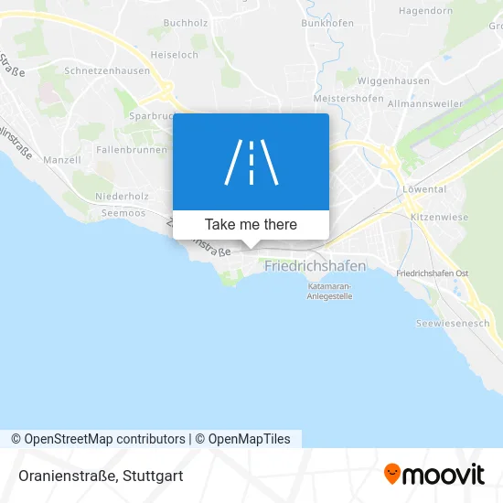 Карта Oranienstraße