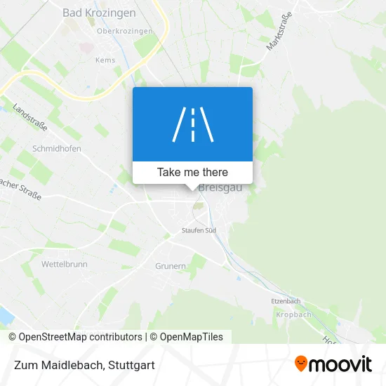 Карта Zum Maidlebach