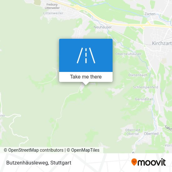 Butzenhäusleweg map
