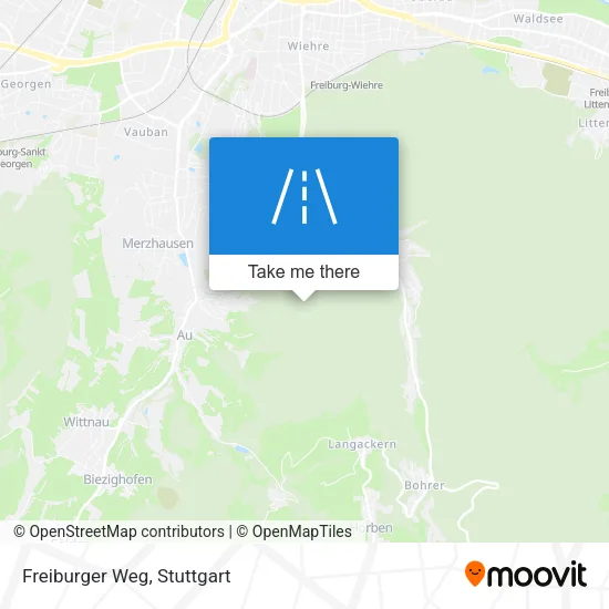 Карта Freiburger Weg