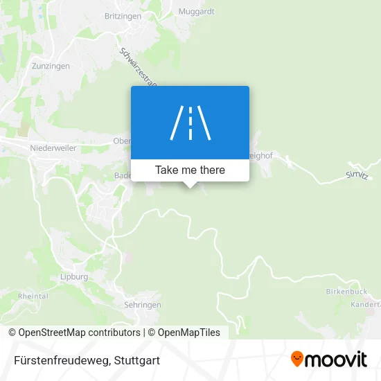Карта Fürstenfreudeweg