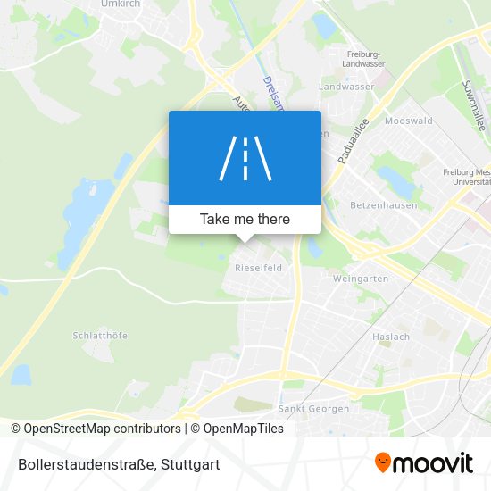 Bollerstaudenstraße map