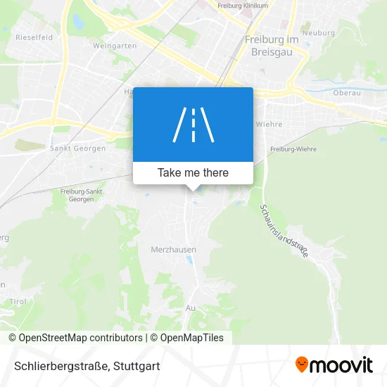 Карта Schlierbergstraße
