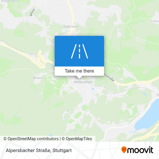 Alpersbacher Straße map