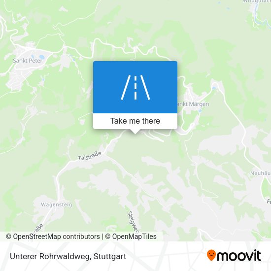 Unterer Rohrwaldweg map