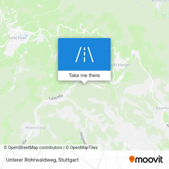 Карта Unterer Rohrwaldweg