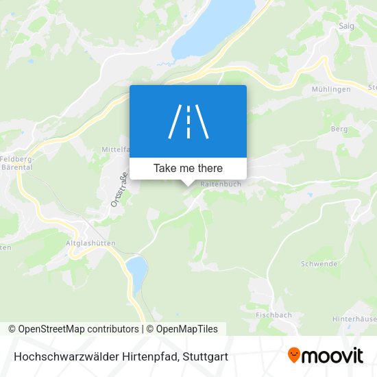 Hochschwarzwälder Hirtenpfad map