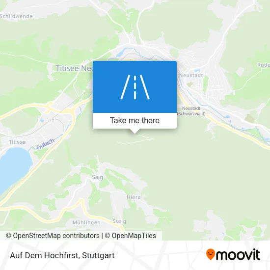 Карта Auf Dem Hochfirst