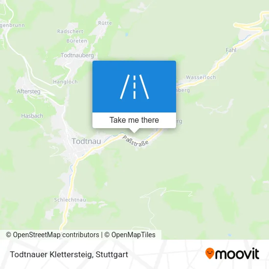 Карта Todtnauer Klettersteig