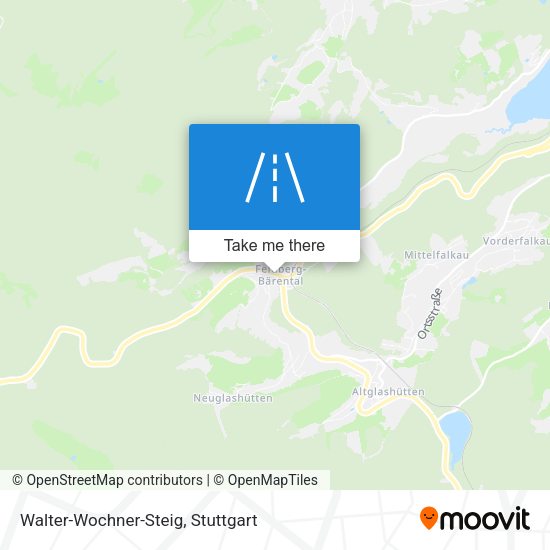 Walter-Wochner-Steig map