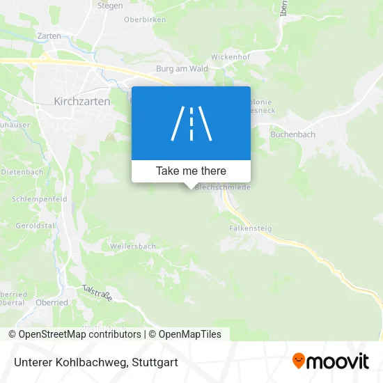 Карта Unterer Kohlbachweg